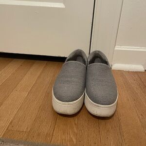 Vince Charcoal Slip-On Sneakers